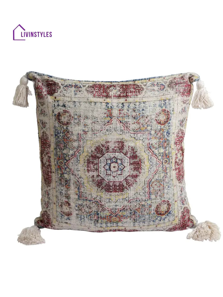 Eyda Set Of 2 Cotton Multi Colored Cushion Cover 20X20 Inch