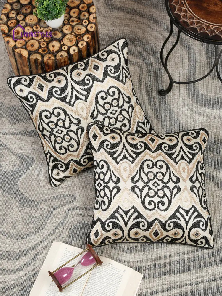 Eyda Set Of 2 Ethnic Motif Cushion Covers