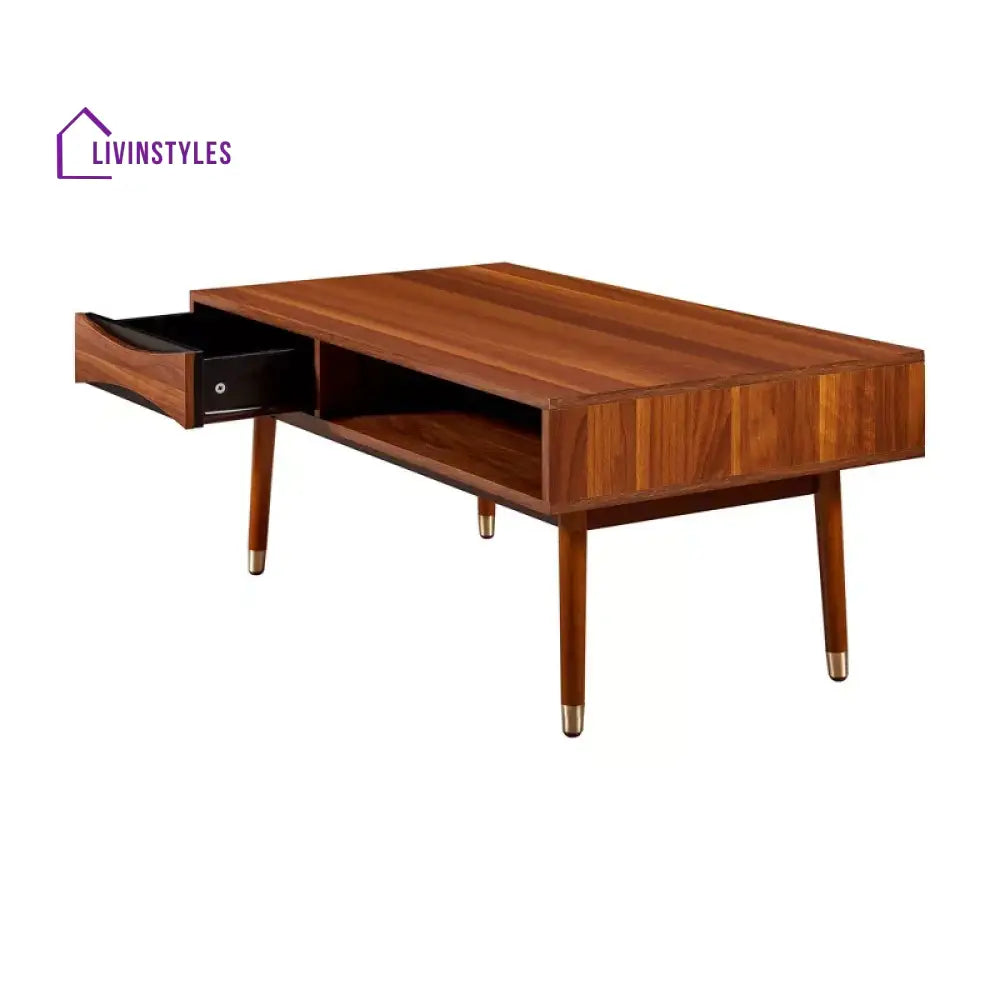 Fedorina Solid Wood Coffee Table for Living Room