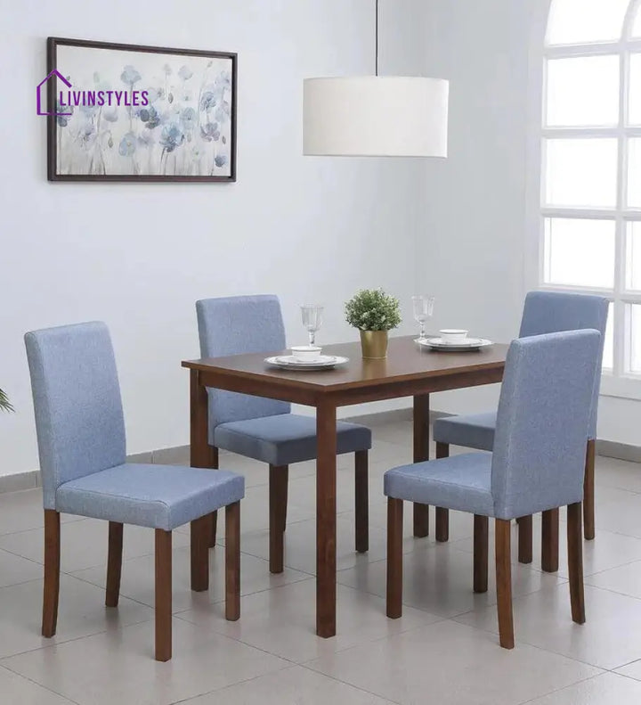 Filipp Solid Wood 4 Seater Dining Set Dining Set