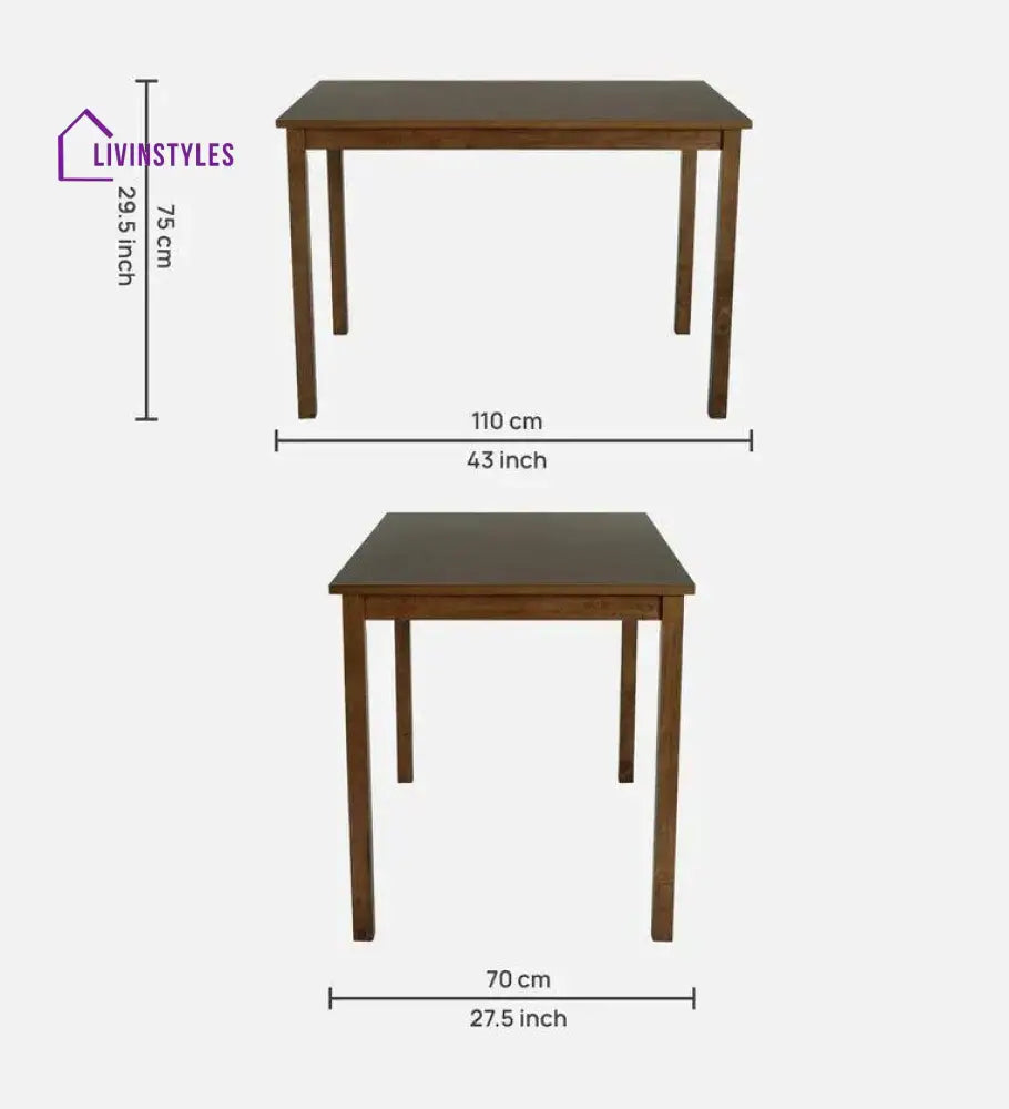 Filipp Solid Wood 4 Seater Dining Set Dining Set