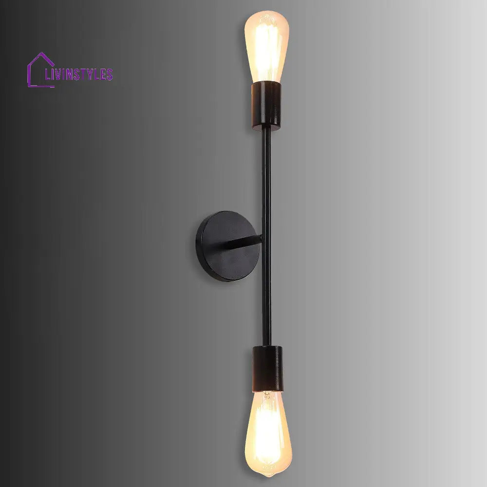 Filo Black Metal Wall Light By Ss Lightings Lamp