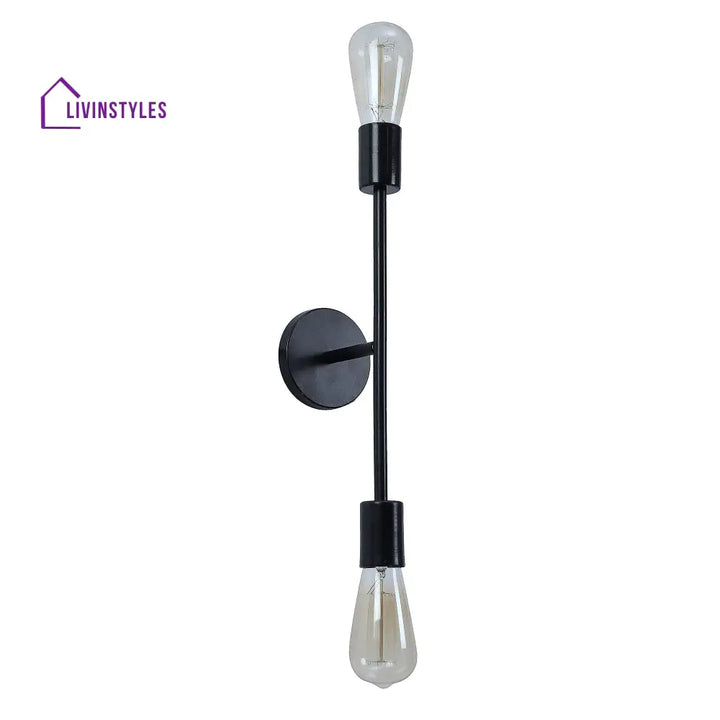 Filo Black Metal Wall Light By Ss Lightings Lamp