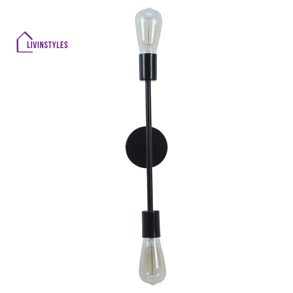 Filo Black Metal Wall Light By Ss Lightings Lamp