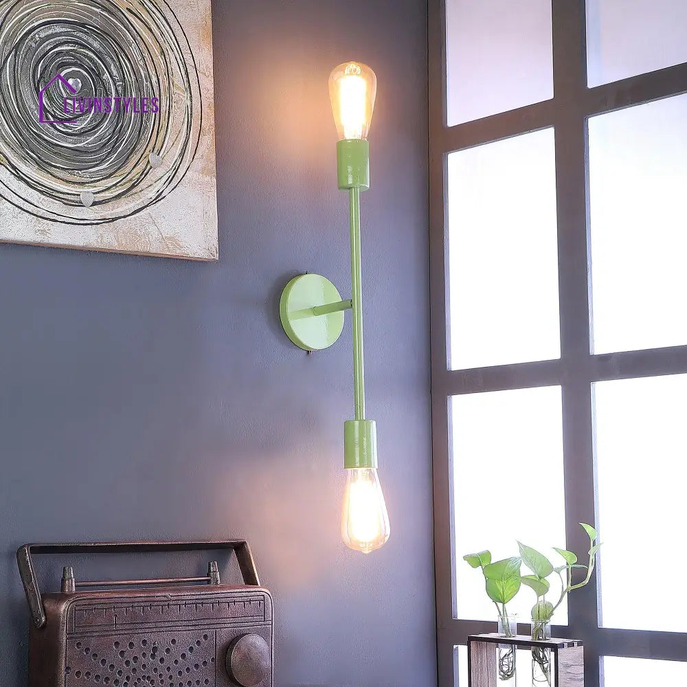 Filo Green Metal Wall Light By Ss Lightings Lamp