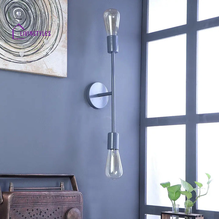 Filo Grey Metal Wall Light By Ss Lightings Lamp