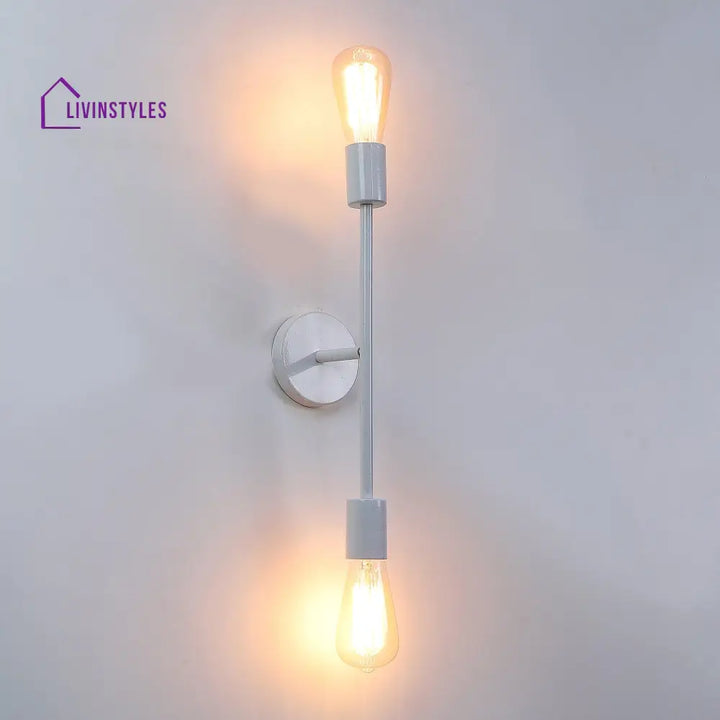 Filo White Metal Wall Light By Ss Lightings Lamp