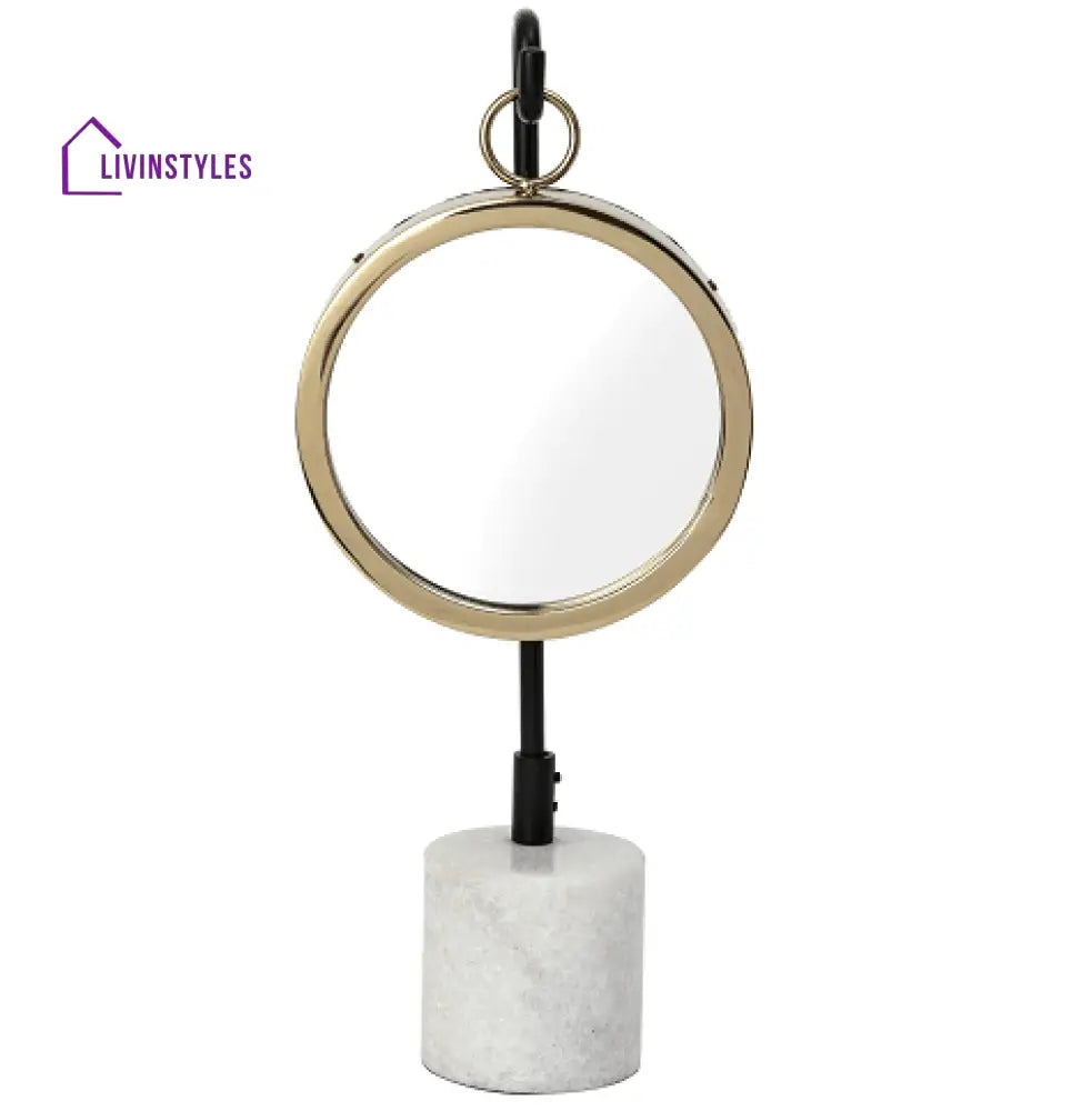 Floating Marble Mirror