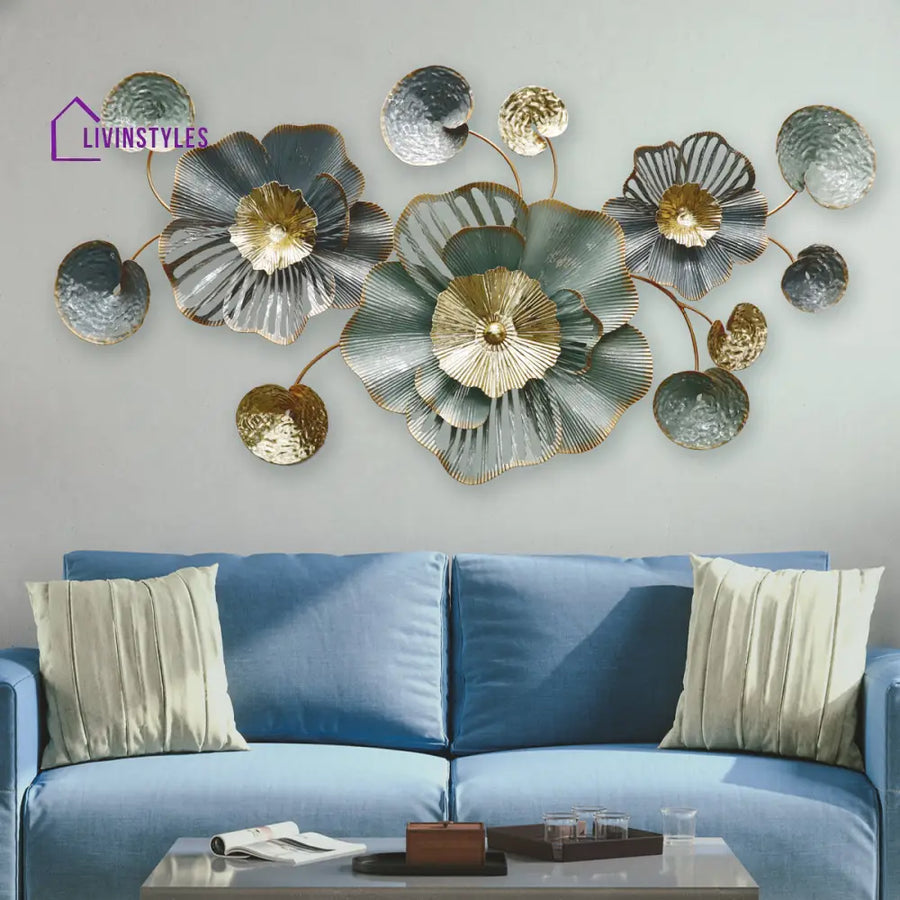 Floral Metal Wall Art For Decor Wall Art