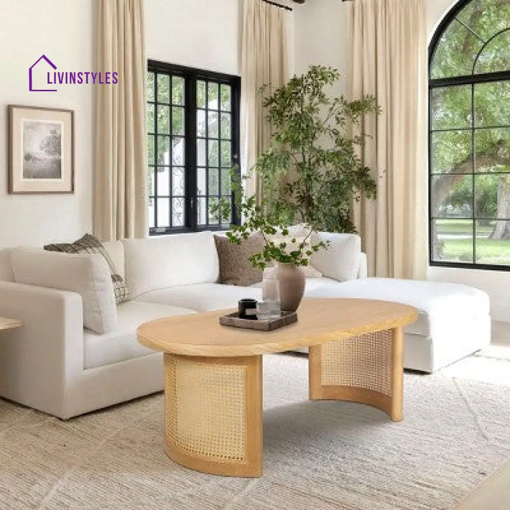 Florina Solid Wood Coffee Table for Living Room