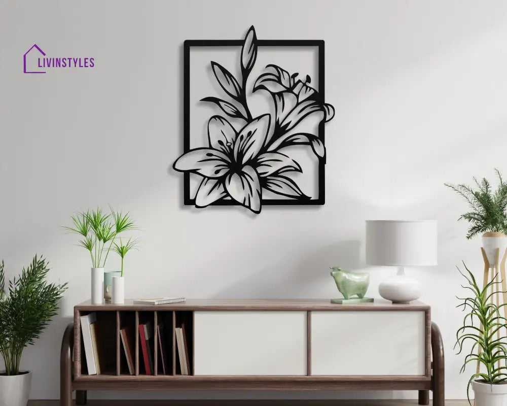 Flower Design Metal wall art