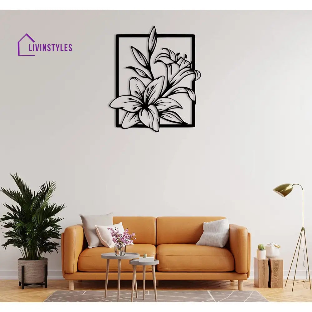 Flower Design Metal wall art