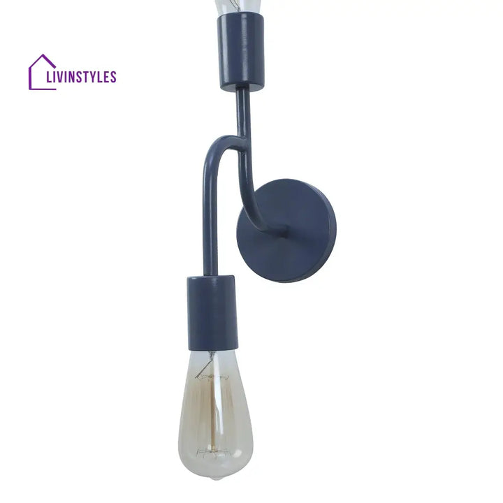 Flute Grey Metal Wall Light By Ss Lightings Lamp