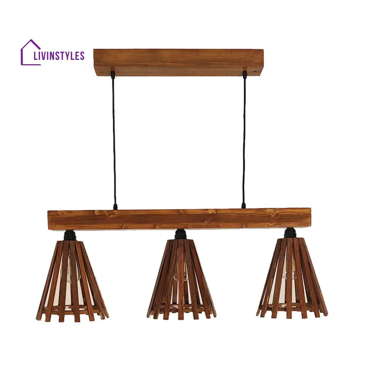 Funnel Brown 3 Series Hanging Lamp Lamps