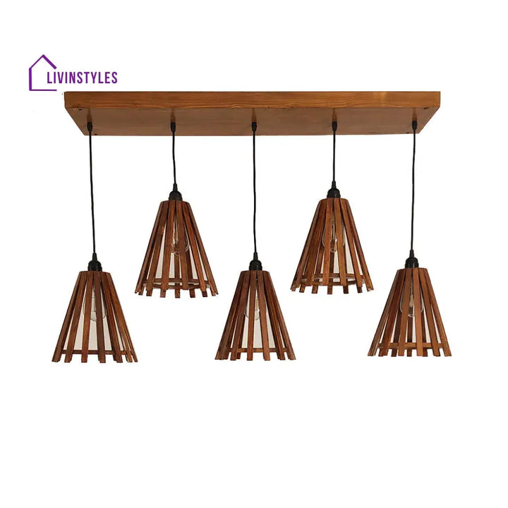 Funnel Brown 5 Series Hanging Lamp Lamps