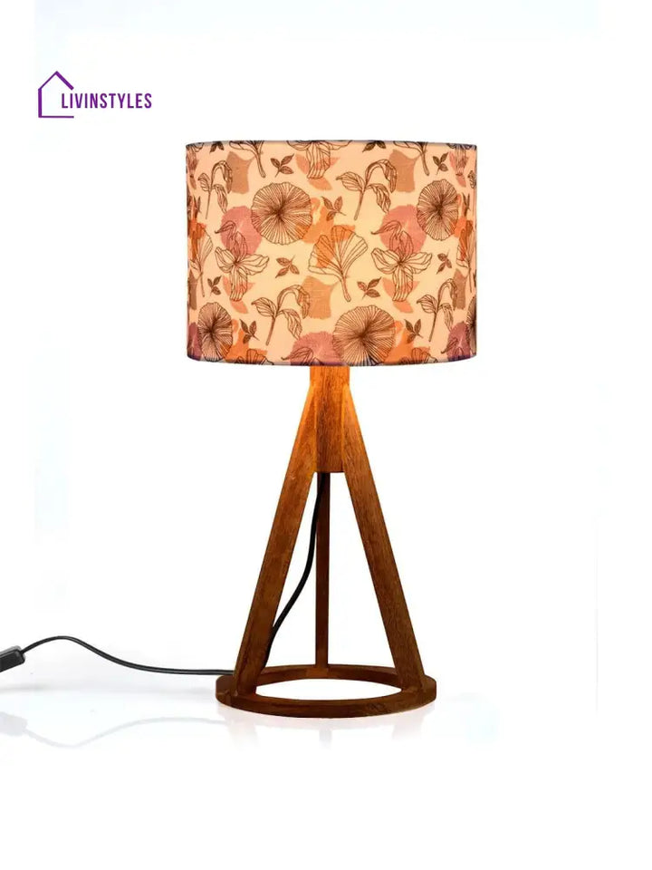 Gardenia Trio Wooden Lamp