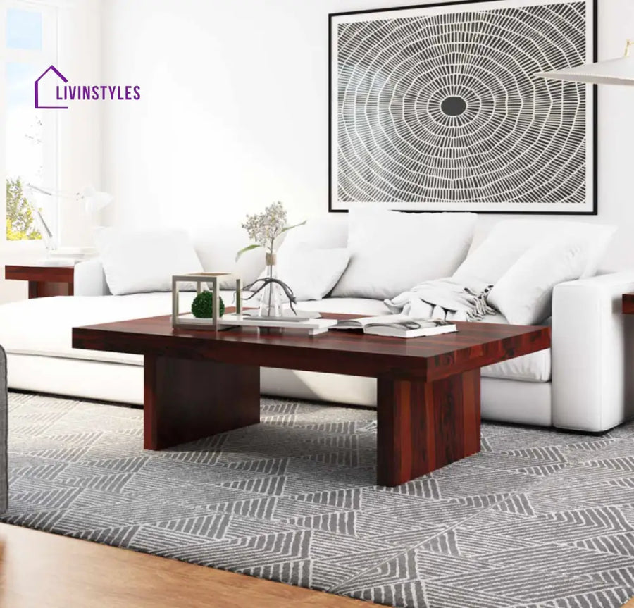 Garima Solid Wood Coffee Table For Living Room