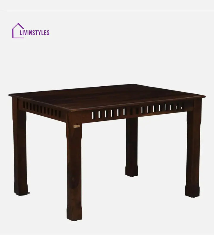 Gavriil Sheesham Wood 4 Seater Dining Set In Teak Finish Dinning Set