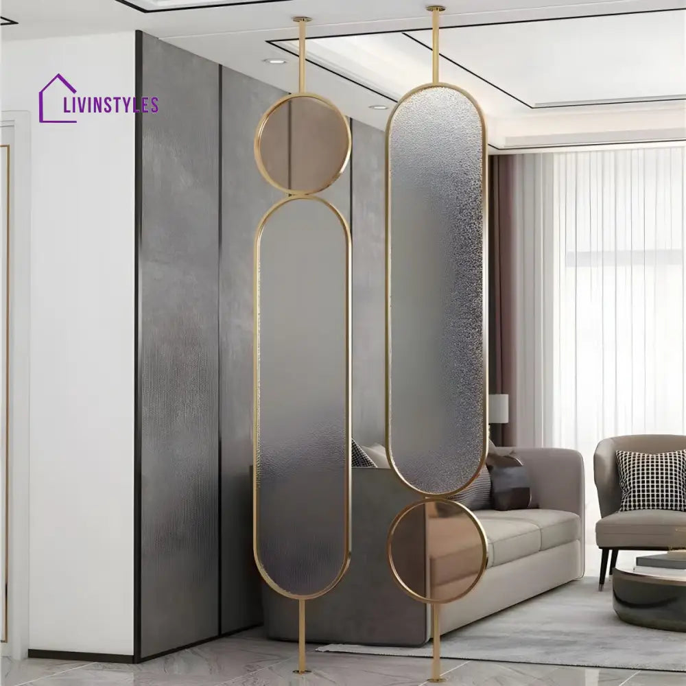 Genevieve Metal Room Partition for Living Room