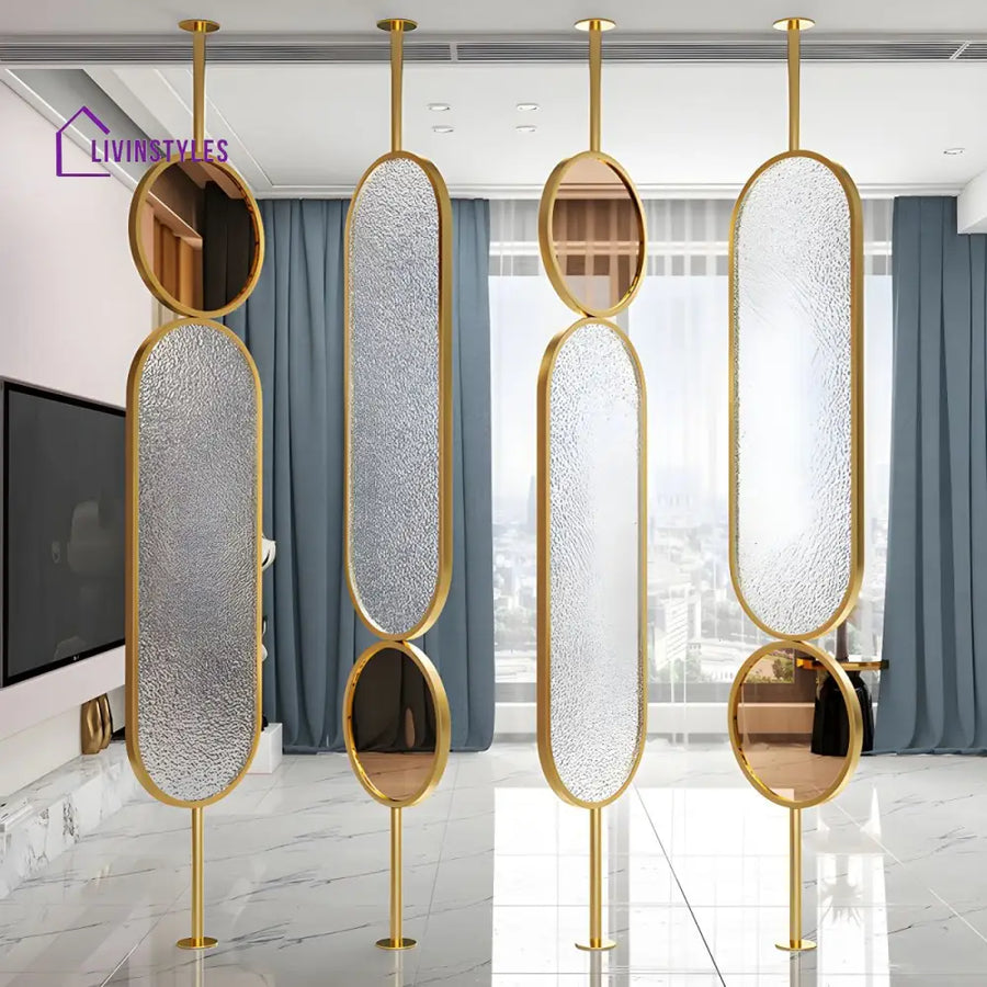 Genevieve Metal Room Partition for Living Room