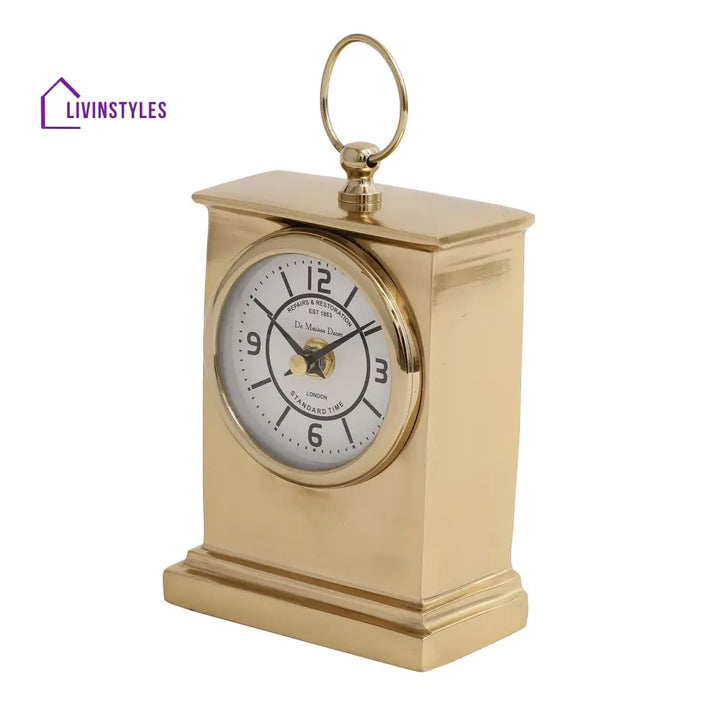 Gerald Clock Gold Table