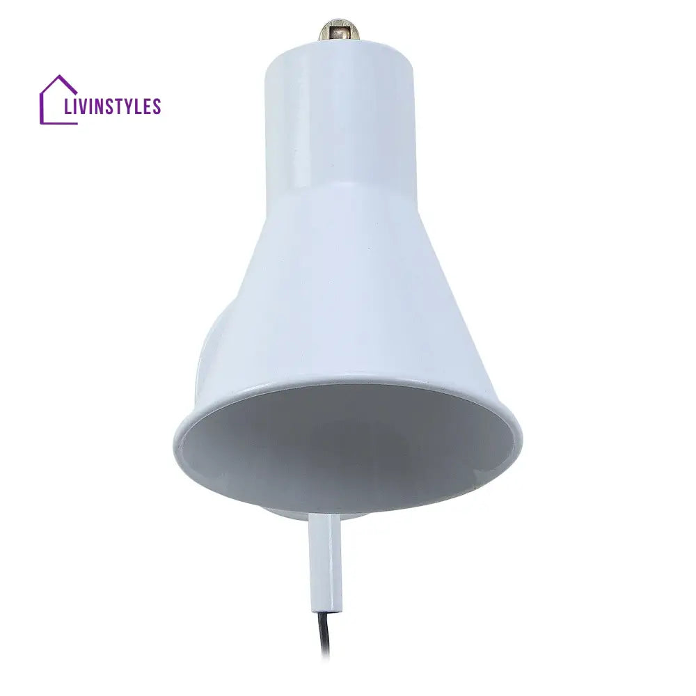 Gilbert White Metal Wall Light By Ss Lightings Lamp