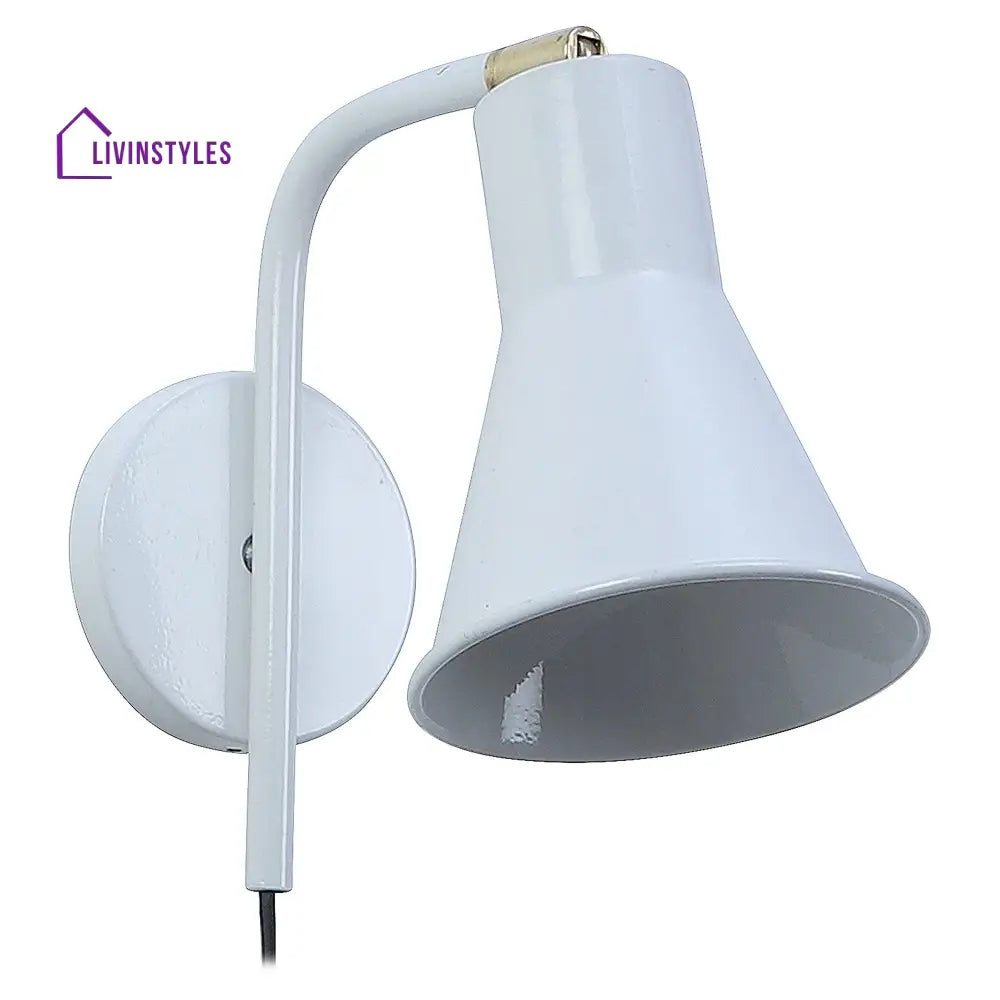 Gilbert White Metal Wall Light By Ss Lightings Lamp