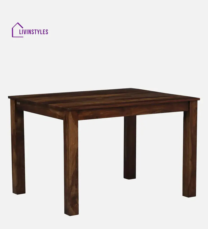 Gleb Sheesham Wood 4 Seater Dining Set In Teak Finish Dinning Set