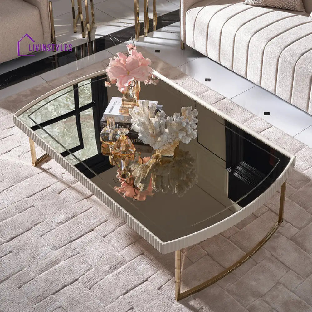 Glint Stainless Steel Coffee Table For Living Room