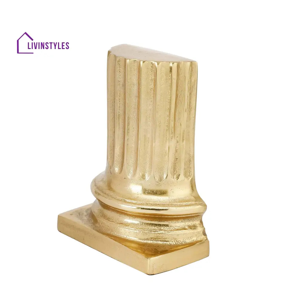 Gold Pillar Bookend