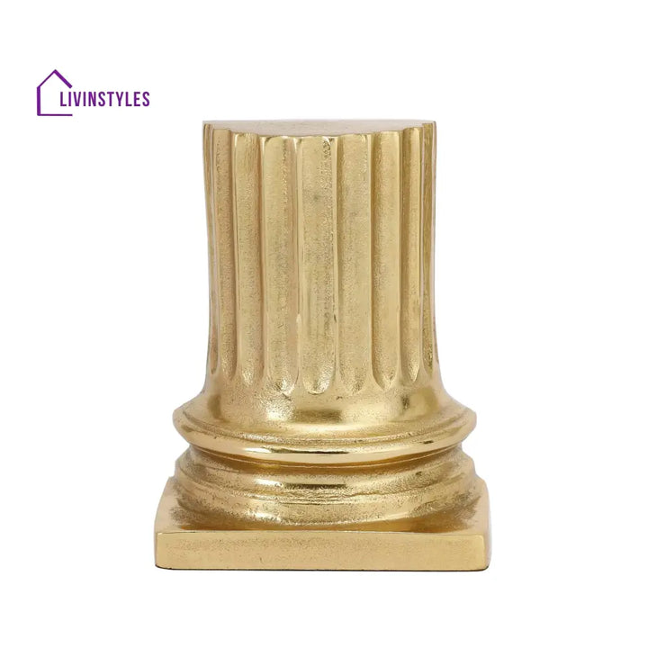 Gold Pillar Bookend