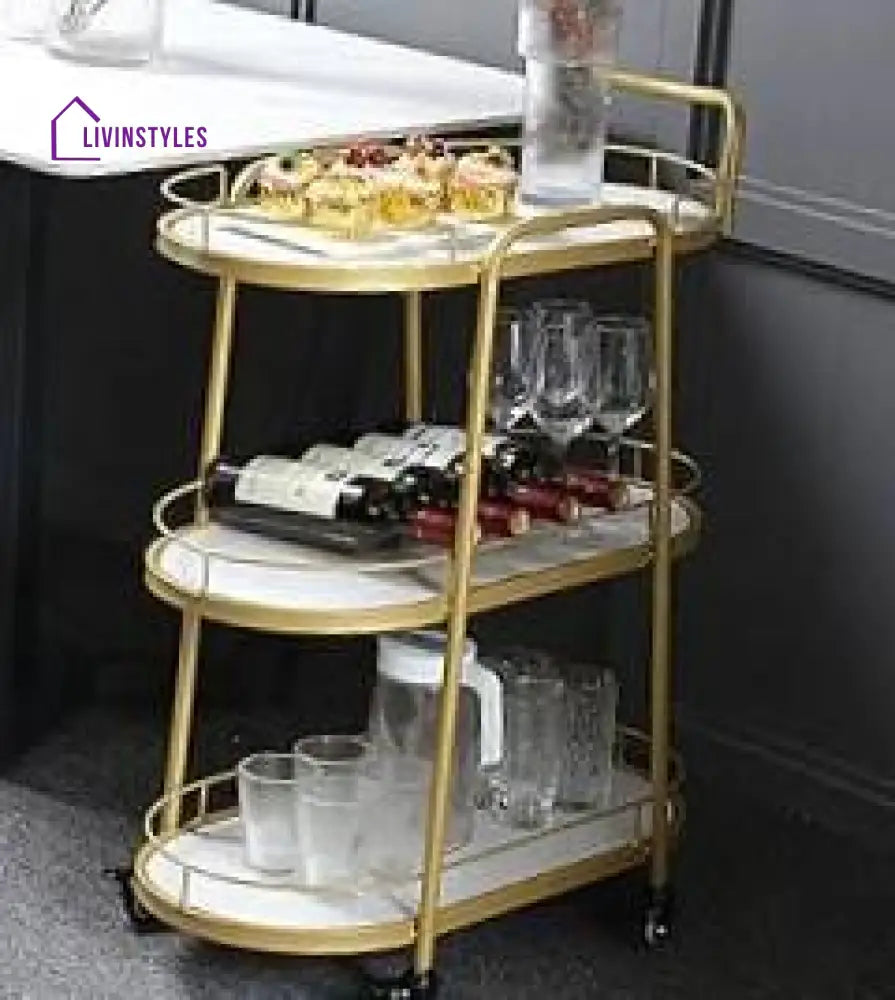 Stylish and Elegant Design Serving Cart