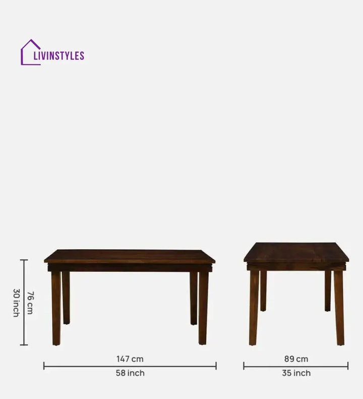 Grove Sheesham Wood 6 Seater Dining Set Dining Set