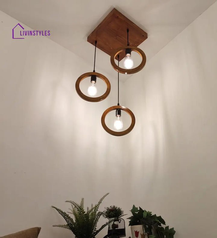 Halo Brown Cluster Hanging Lamp Lamps