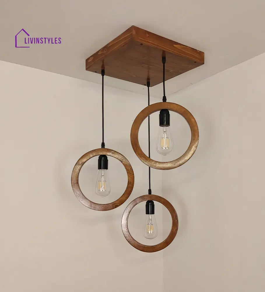 Halo Brown Cluster Hanging Lamp Lamps