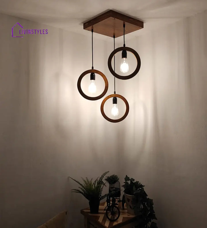 Halo Brown Cluster Hanging Lamp Lamps