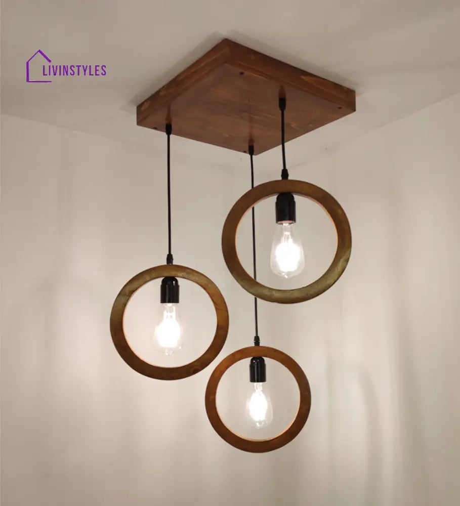 Halo Brown Cluster Hanging Lamp Lamps