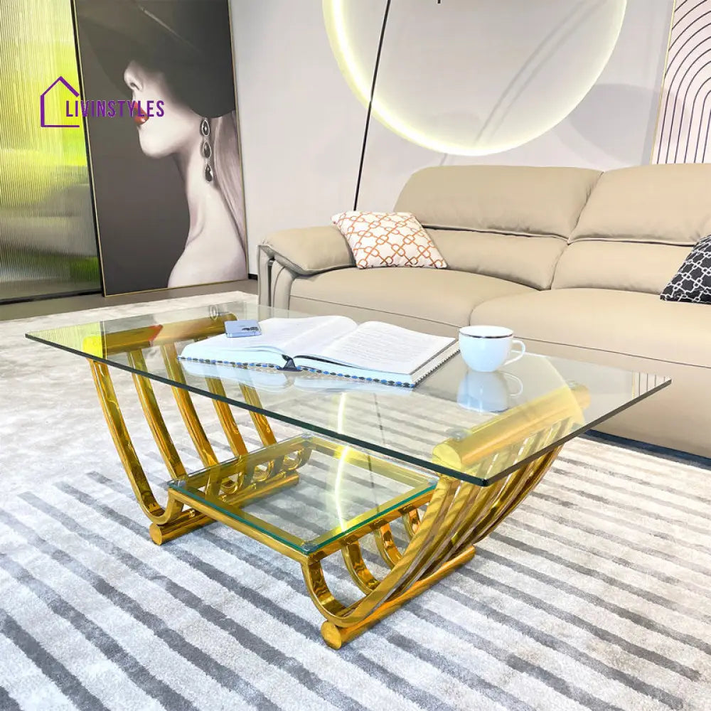 Harini Metal Coffee Table For Living Room