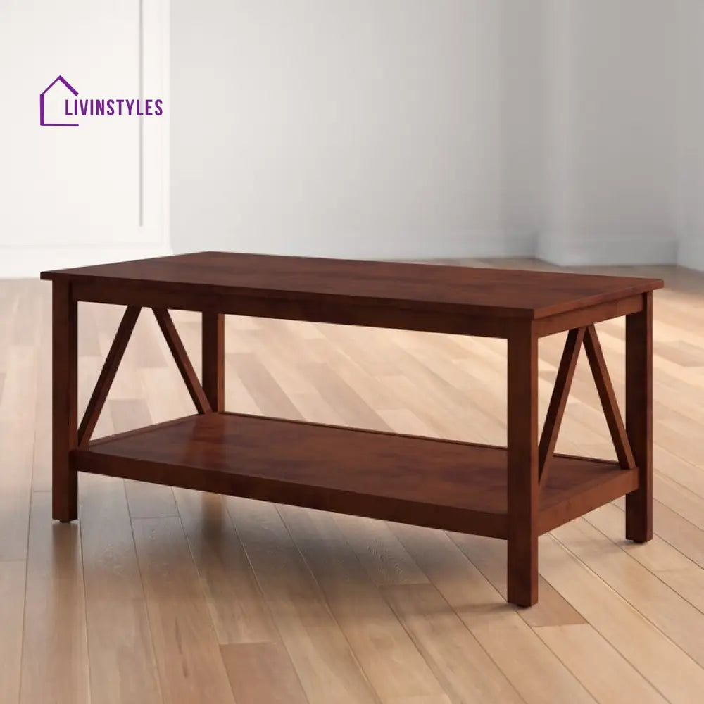 Harini Sheesham Wood Coffee Table For Living Room