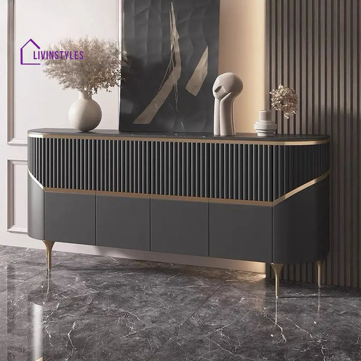 Harper Big Modern Stainless Steel Console Table