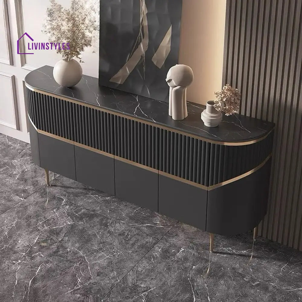 Harper Big Modern Stainless Steel Console Table