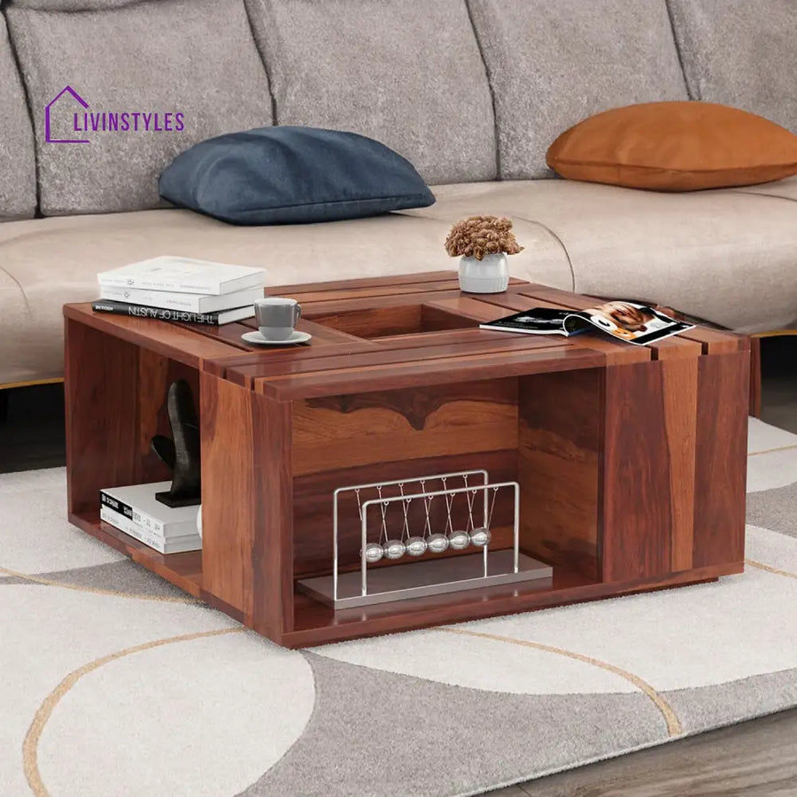 Harris Solid Wood Square Coffee Table
