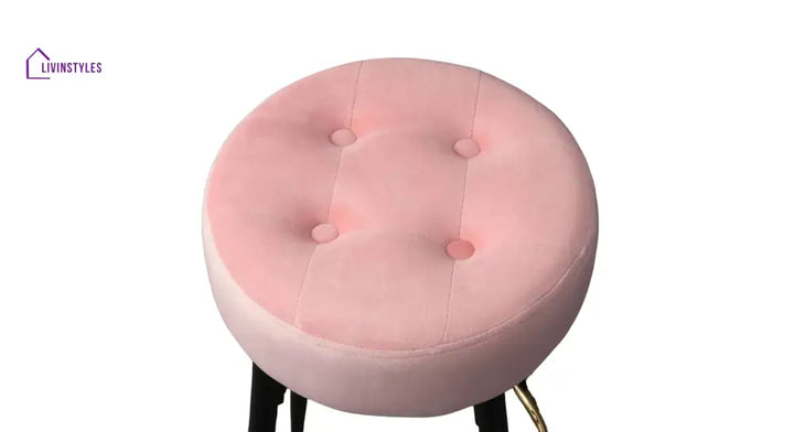 Harsh Pink Color Ceazar Counter Stool