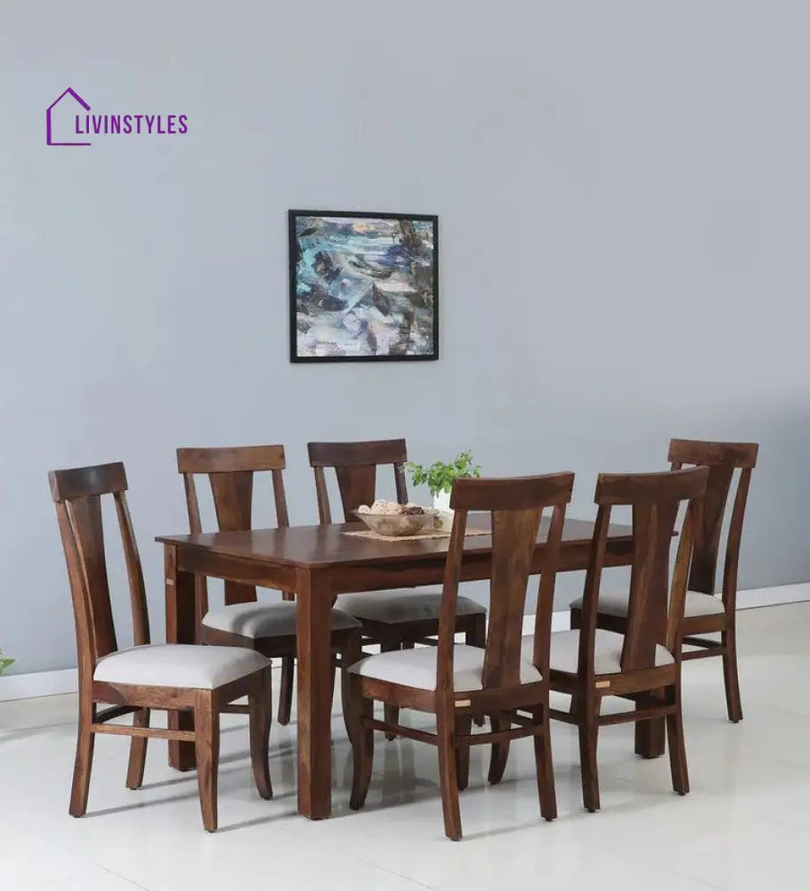 Haven Sheesham Wood 6 Seater Dining Set Dining Set