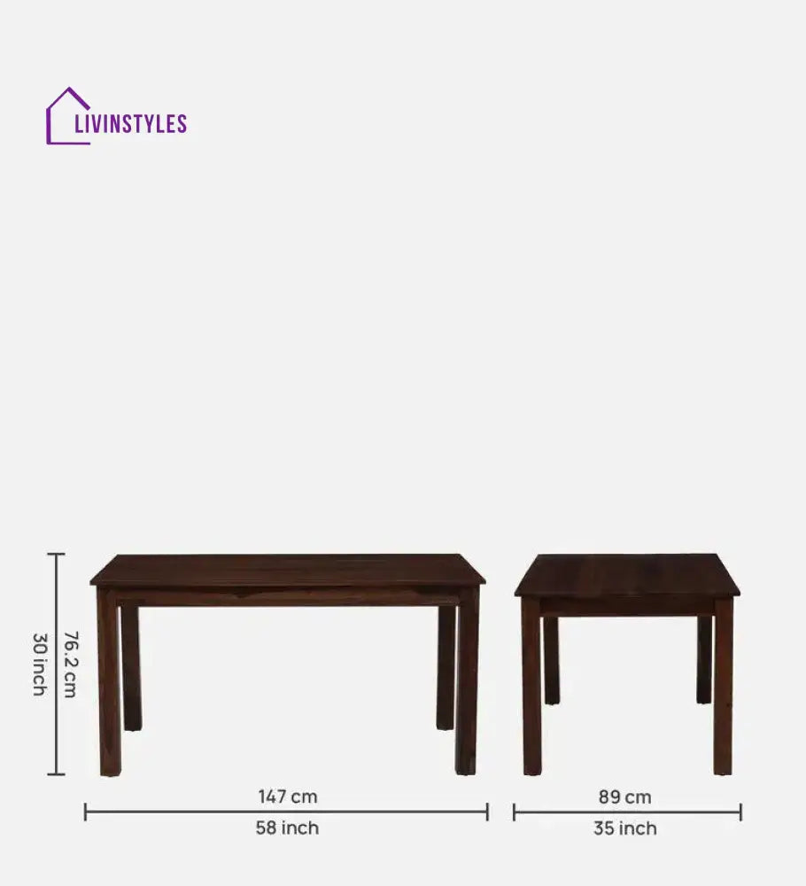 Haven Sheesham Wood 6 Seater Dining Set Dining Set