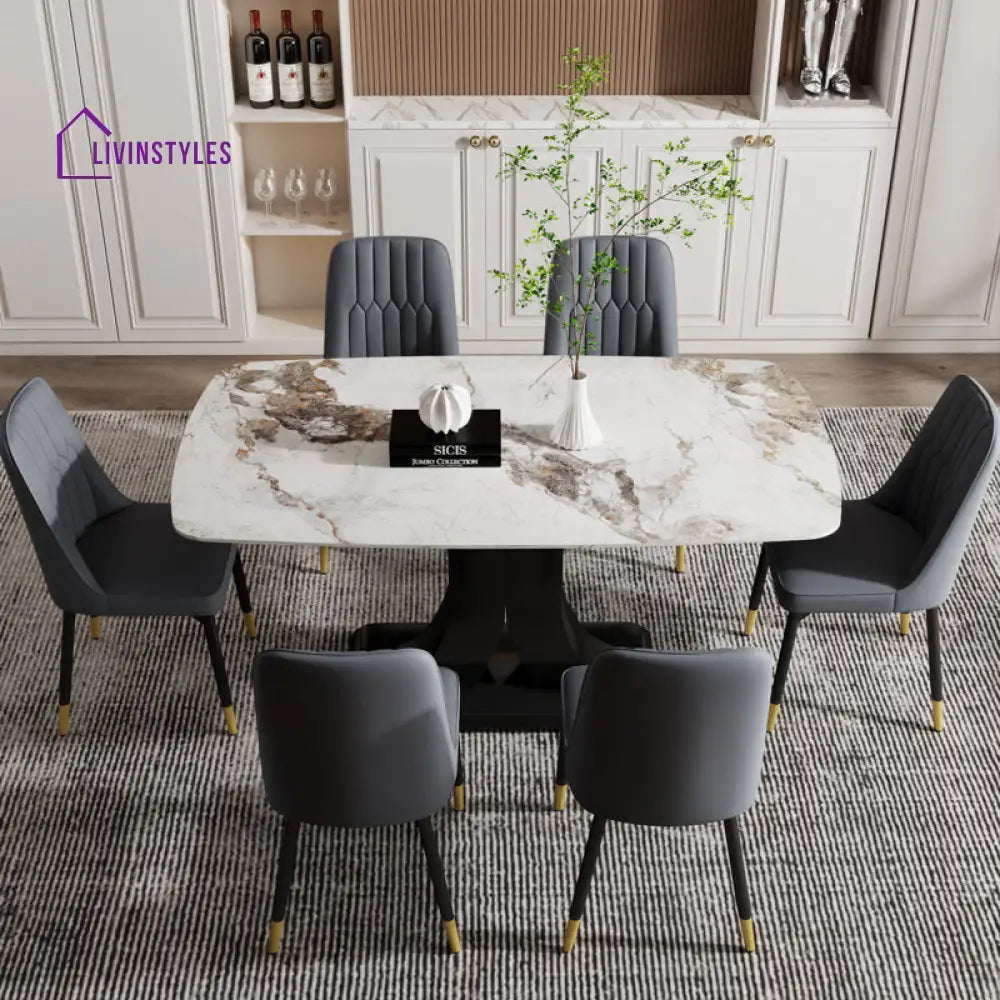 Haven Stainless Steel Dining Table Set