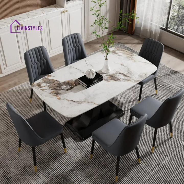 Haven Stainless Steel Dining Table Set