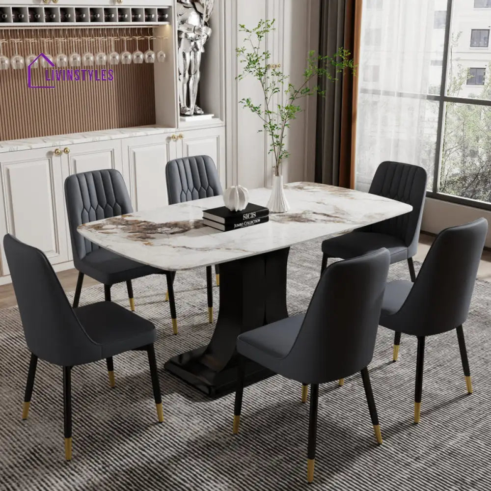 Haven Stainless Steel Dining Table Set