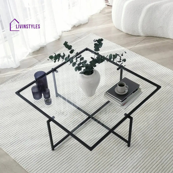 Hearth Metal Coffee Table For Living Room