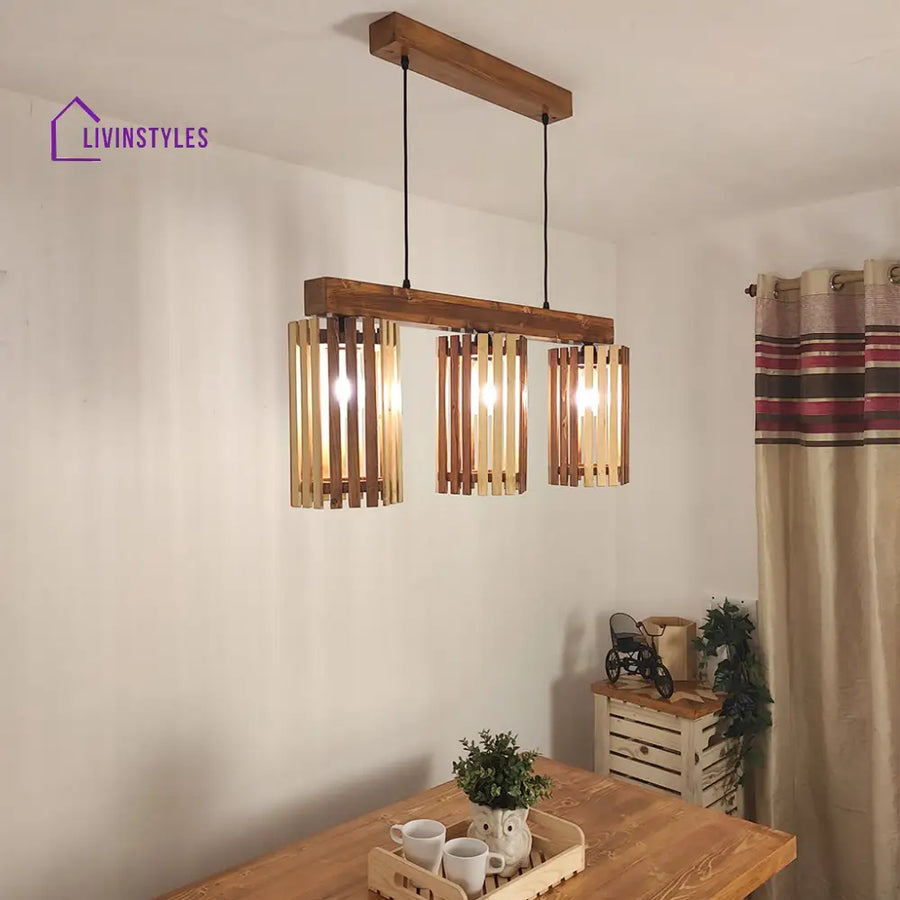 Hexar Brown 3 Series Hanging Lamp Lamps